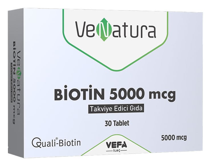 Venatura Biotin 5000 mcg 30 Tablet