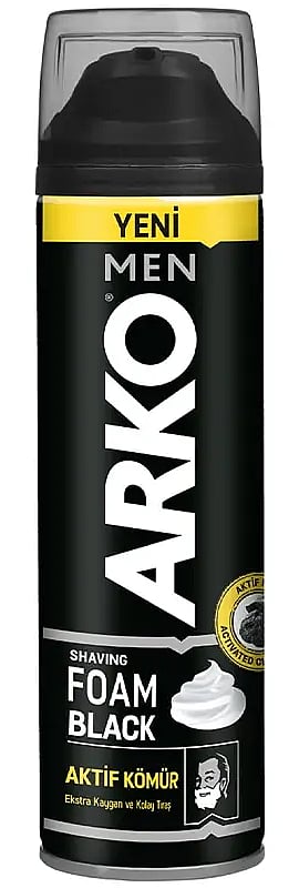 Arko Men Shaving Foam Aktif Kömür - Tıraş Köpüğü 200ml
