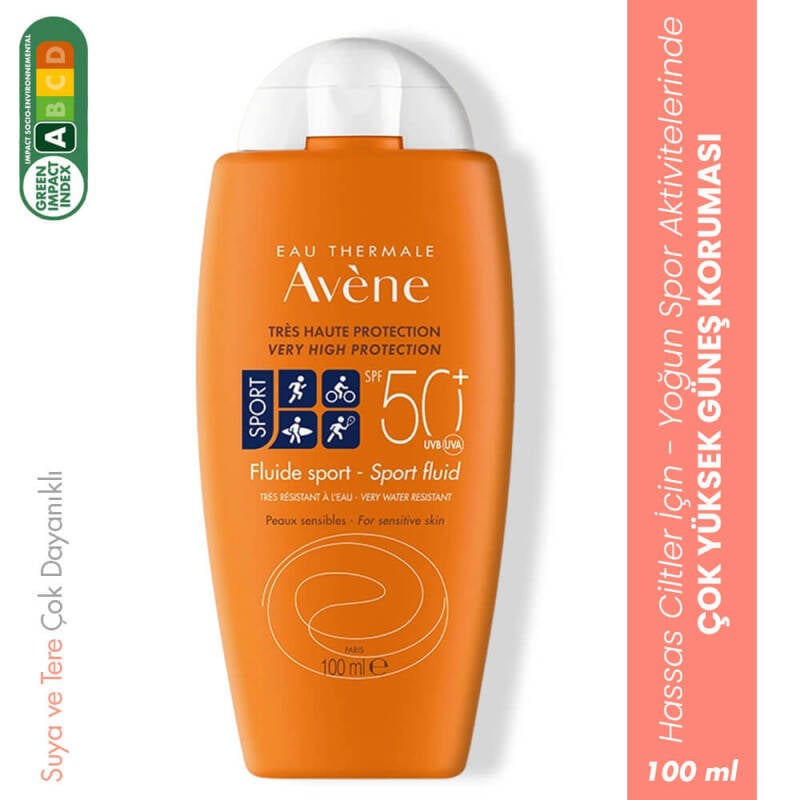 Avene Solaire Fluide Sport Spf 50 100 ML Güneş Kremi