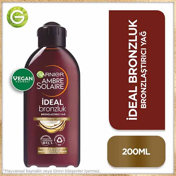 Garnier Ambre Solaire Yoğun Bronzlaştırıcı Yağ 200ml
