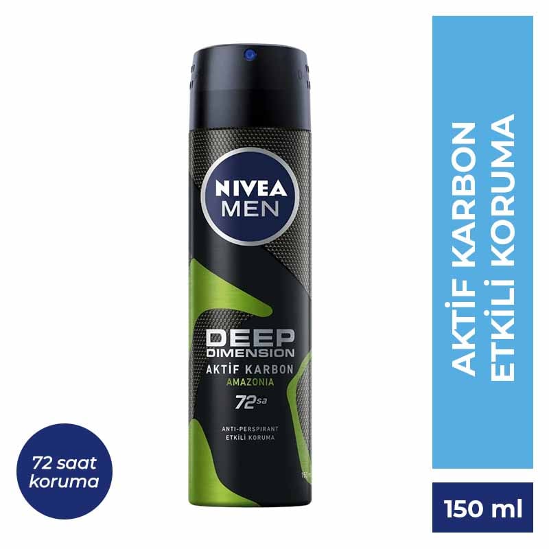 Nivea Deo Sprey Deep Amazonia For Men 150 ml
