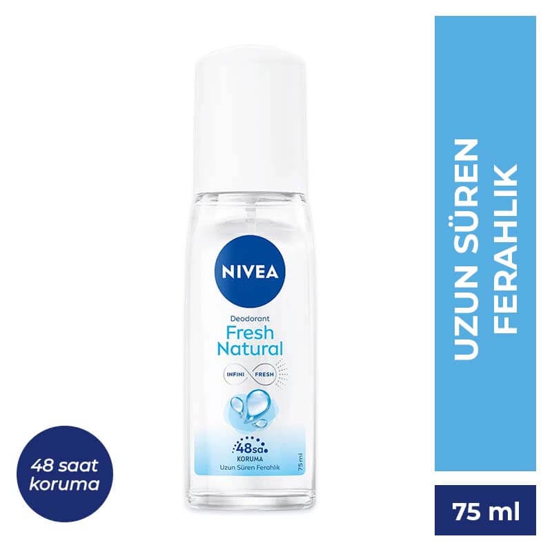 Nivea Fresh Natural 75 ml Kadın Deodorant
