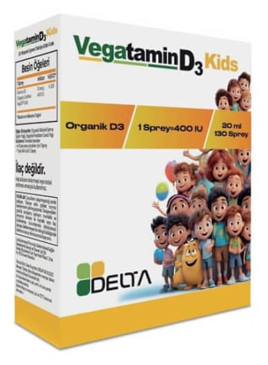 Delta Vegatamin D3 Kids Sprey 20 ml