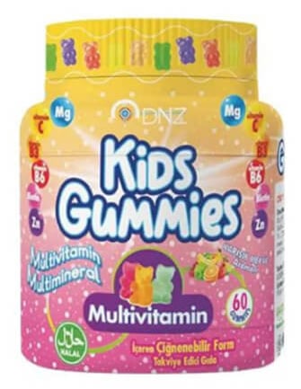 DNZ Kids Multivitamin 60 Gummies