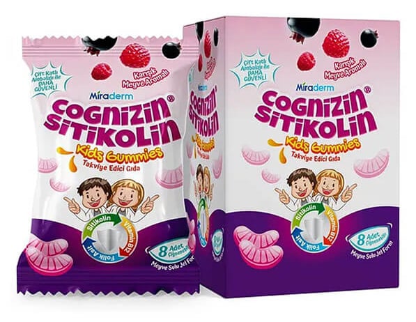 Miraderm Sitikolin Cognizin Gummies 64 Jel