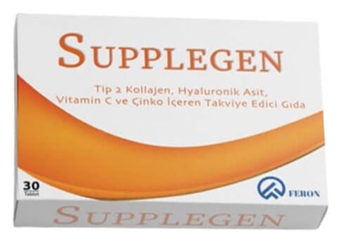 Supplegen Tip 2 Kollajen Hyaluronik Asit 30 Film Tablet