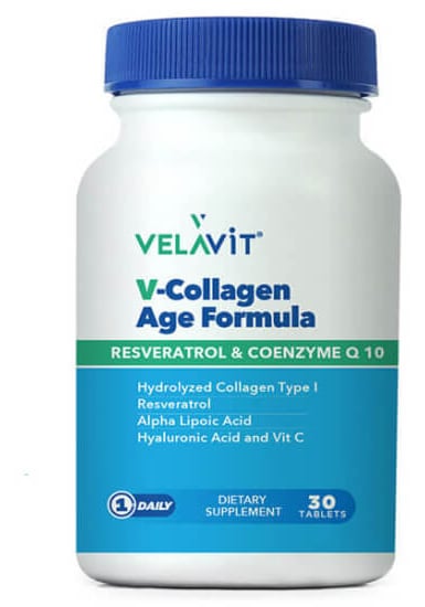 Velavit V Collagen Age Formula Takviye Edici Gıda 30 Tablet Kolajen Takviyesi