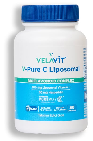 Velavit V Pure C Lipozomal Bioflavonoid Complex 30 Kapsül
